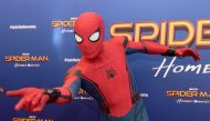 (FILES) In this file photo taken on June 26, 2017, Spiderman attends the