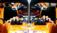 McLaren's Carlos Sainz Jr. during practice REUTERS/Anton Vaganov