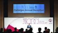 H E Saad Sherida Al Kaabi, Minister of State for Energy Affairs, the President and CEO of Qatar Petroleum, addressing one of the sessions at the 8th LNG Producer-Consumer Conference in Tokyo.