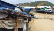 A Rohingya shelter gets flooded after heavy rain in Coxs’ Bazar, Bangladesh, July 25, 2018. Reuters/Clare Baldwin