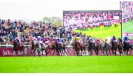 Action from last year’s Qatar Prix de l’Arc de Triomphe.