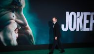 Joaquin Phoenix attends the premiere of Warner Bros Pictures