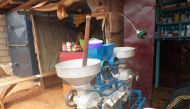 A spice-grinding machine provided to a group of women farmers by the Cameroon government is pictured in Mbalmayo, January 22, 2019. Thomson Reuters Foundation / Elias Ntungwe Ngalame