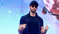 Bollywood actor Hrithik Roshan gestures during the promotion of action thriller Hindi film 'War' in Mumbai on October 4, 2019. (AFP / Sujit Jaiswal)