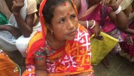 Binita Biswas at a meeting in Bakorichapari village in Assam, India, September 17, 2019. Thomson Reuters Foundation/Anuradha Nagaraj