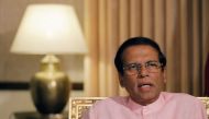 Maithripala Sirisena speaks during an interview with Reuters at his residence in Colombo, Sri Lanka May 4, 2019. Reuters/Dinuka Liyanawatte