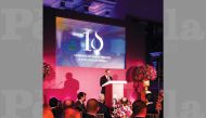 H E Saad bin Sherida Al Kaabi, the Minister of State for Energy Affairs, President & CEO of Qatar Petroleum addressing the South Hook LNG Terminal 10th annual celebrations, in London.