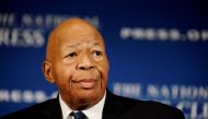 FILE PHOTO: House Oversight and Government Reform Chairman Elijah Cummings (D-MD) addresses a National Press Club luncheon on his 