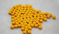Tablets believed to be laced with fentanyl are displayed at the Drug Enforcement Administration Northeast Regional Laboratory on October 8, 2019, in New York. AFP / Don Emmert 
 