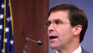 US Defense Secretary Mark Esper. AFP / JIM WATSON
