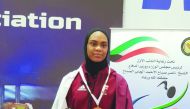 Qatar’s Ameera Abo Jobara, bronze medal winner at the sixth edition of GCC Women’s Games in Kuwait.
