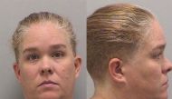 Kelly Renee Turner is seen in a booking photo provided by the Douglas County Colorado Sheriff's Office in Castle Rock, Colorado October 21, 2019. Douglas County Colorado Sheriff's Office/Handout via REUTERS.