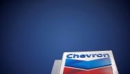 The logo of Chevron is seen in Los Angeles, California, United States, April 12, 2016. Reuters/Lucy Nicholson