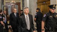 Bill Taylor, the top U.S. Diplomat to Ukraine, leaves Capitol Hill on October 22, 2019 in Washington, DC. Alex Wroblewski/Getty Images/AFP