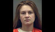 In this file photo released on August 17, 2018 courtesy of the Alexandria Sheriff’s Office, shows Maria Butina's booking photograph when she was admitted into the Alexandria Detention Center in Alexandia, Virginia.  AFP 