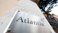 An Atlantia Group sign outside the company's headquarters in Rome, Italy, August 31, 2018. Reuters/Alessandro Bianchi