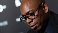 US comedian Dave Chappelle and recipient of the Mark Twain Award for American Humor arrives at the Kennedy Center for award ceremony on October 27, 2019 in Washington. AFP / Alex Edelman