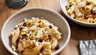  Pasta With Caramelized Pears and Gorgonzola. Photo by Tom McCorkle for The Washington Post. 