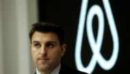 Brian Chesky, CEO and Co-founder of Airbnb, speaks to the Economic Club of New York at a luncheon at the New York Stock Exchange (NYSE) in New York, U.S. March 13, 2017. REUTERS