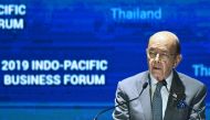 US Secretary of Commerce Wilbur Ross speaks at the Indo-Pacific Business Forum in Bangkok on November 4, 2019, on the sidelines of the 35th Association of Southeast Asian Nations (ASEAN) Summit. / AFP / Romeo GACAD 