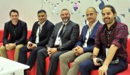 FROM LEFT: David Patton, Don Dhaliwal, Emanuele Borasio, Nuno Muralha and Nuno Folhadela during the interview with The Peninsula. Pic: Baher Amin/The peninsula