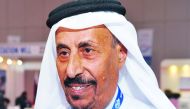Mohamed Khalifa Al-Sada, Chairman of S’hail Shipping at Silk Road exhibition and conference at DECC yesterday. Pic: Abdul Basit/The Peninsula