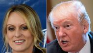 Adult film actress Stormy Daniels and US President Donald Trump. (AFP / Getty Images North America / Ethan Miller & Mandel Ngan) 