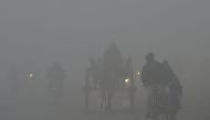 Smog conditions in Lahore on January 3, 2019. AFP / ARIF ALI