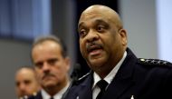 Chicago Police Superintendent Eddie Johnson speaks at a news conference at Chicago Police headquarters in Chicago, Illinois, U.S., February 21, 2019. Reuters/Joshua Lott
