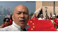 Alex Yeung, a restaurateur known for his anti-protest tirades on YouTube, allegedly held the gathering last month which started in a bar and shifted to a public area, police said.