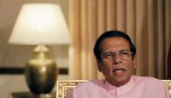 File photo of Maithripala Sirisena speaks during an interview with Reuters at his residence in Colombo, Sri Lanka May 4, 2019. Reuters/Dinuka Liyanawatte