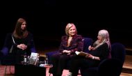 Former U.S. Secretary of State Hillary Clinton and Chelsea Clinton attend an event promoting 