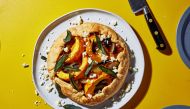 Pumpkin, Walnut and Sage Crostata.  Photo by Stacy Zarin Goldberg for The Washington Post.