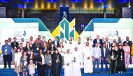 The participants of the Rowad Conference 2019 at the Doha Exhibition & Convention Center in Doha recently. 