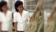 File photo of Cambodia's minister of culture Princess Norodom Bopha Devi examines some of the more than four tonnes of ancient artifacts recovered from the home of Khmer Rouge chief Ta Mok in Siem Reap, May 9. DW/CC/File Photo