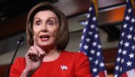 Speaker of the House Nancy Pelosi (D-CA) holds her weekly news conference in the House Visitors Center at the U.S. Capitol November 14, 2019 in Washington, DC. Chip Somodevilla/AFP