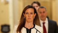 Jennifer Williams, special adviser for Europe and Russia in the Office of US Vice President Mike Pence arrives on Capitol Hill for a closed-door hearing in Washington, November 7, 2019. Reuters / Tom Brenner