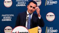 5-Star Movement leader Luigi Di Maio speaks during an electoral rally in Caserta, February 23, 2018. Reuters / Ciro De Luca