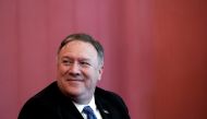 Secretary of State Mike Pompeo at the Presidential Palace in Kabul, June 25, 2019. Jacquelyn Martin / Pool via Reuters