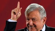 President Andres Manuel Lopez Obrador speaks during a news conference at the National Palace in Mexico City , August 30, 2019. Reuters / Henry Romero