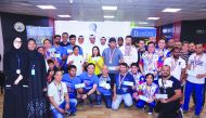 The participants during the Annual Tri Sports Championship event.