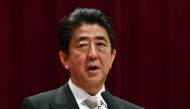 File picture of Japan Prime Minister Shinzo Abe used for representation. 