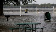 The Union Point Park Complex is seen flooded in New Bern North Carolina, September 13, 2018. Reuters / Eduardo Munoz
