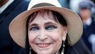 Anna Karina at the Cannes Film Festival in Cannes, France, May 8, 2018. REUTERS/Jean-Paul Pelissier