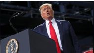 U.S. President Donald Trump speaks during a campaign rally in Battle Creek, Michigan, U.S., December 18, 2019. REUTERS/Leah Millis