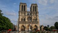 Notre Dame cathedral on April 18, 2019, three days after a fire engulfed the 850-year-old gothic masterpiece. AFP pool / Michel Euler