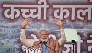 India's Prime Minister Narendra Modi speaks during a rally in New Delhi on December 22, 2019. / AFP / Prakash SINGH