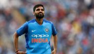 Cricket - England v India - Third One Day International - Emerald Headingley, Headingley, Britain - July 17, 2018 India's Bhuvneshwar Kumar Action Images via Reuters/Ed Sykes