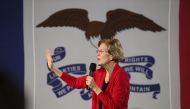 Democratic presidential candidate Sen. Elizabeth Warren (D-MA) speaks during a campaign stop at The River Center on December 28, 2019 in Des Moines, Iowa.  Joe Raedle/Getty Images/AFP