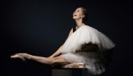 Australian ballet dancer of the Paris Opera Ballet Bianca Scudamore poses during a photo session in Paris on October 16, 2019. AFP  / Joel Saget